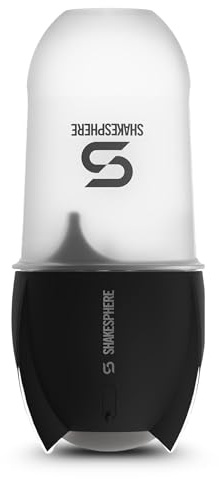 SHAKESPHERE Portable Blender with Clear Tritan Shaker Bottle, Blender for Shakes and Smoothies, 19 Oz Rechargeable Type-C, 315 RPM Ideal for Traveling, Workout, Gym (Black)