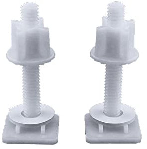 Toilettendeckelschraube Schrauben Kunststoff für Toilettensitz, 2 Stück 28mm WC-Sitz Befestigungsset für Toilettendeckel Klodeckel Reparatur Teile