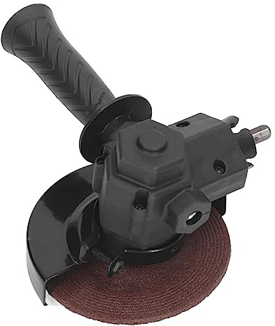 Drill to Angle Grinder Adapter Converter Kit with Auxiliary Handle, Metal Guard & Discs for Cutting Wood, Metal, Plastic - ABS Material, Easy Installation