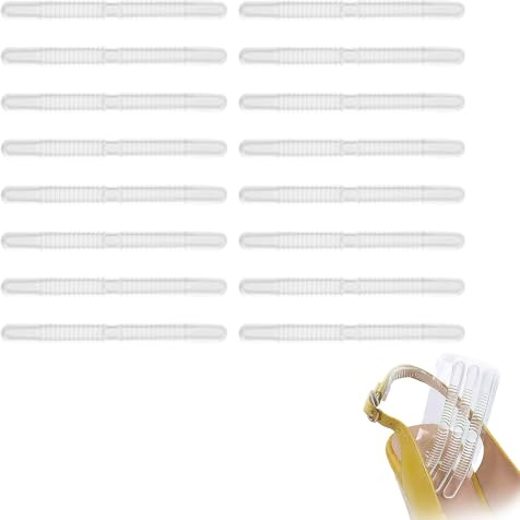 16 PCS Heel Grips, Clear Silicone Adhesive Tape, Shoe Strap Grip | for Ladies Shoes, Anti-wear Back Foot Stickers, Gel Heel Strips Sling, for Sandals Sling Backs High Heel Pinch Protection