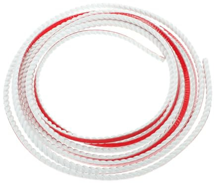 Veemoon Eckleiste Wandleiste Selbstklebend Reliefmuster für Innenwände und Decken Flexible Dichtungsleiste zur Einfachen Wandgestaltung Glatten Oberflächen