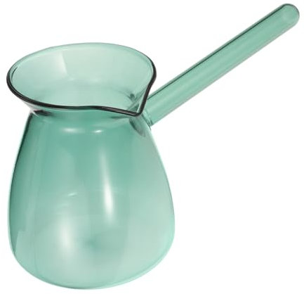 Zerodeko Turkish Side Handle Glass Coffee Pot High Borosilicate Glass Kettle Versatile Coffee Maker for Brewing for Tea Lovers and