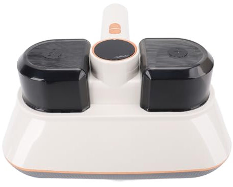 Fabater Matratzenstaubsauger, 1800 MAh Kabelloser Bettstaubsauger mit 253,7 Nm UV-C-Licht und 8500 Pa Saugleistung, 200 Ml Staubkapazität, Tiefenreinigung für Sofa, Bett, Stoff, Tierhaare