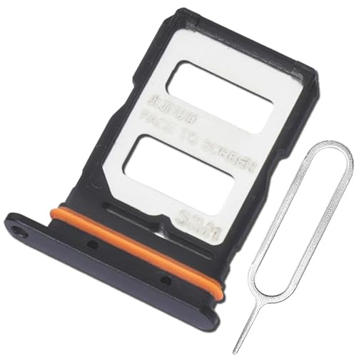 ExtKry Porta SIM per Xiaomi 14T Pro Vassoio SIM,Nero | Qualità originale slot SIM porta scheda slot scheda SIM vassoio porta per scheda SIM con pin espulsione.