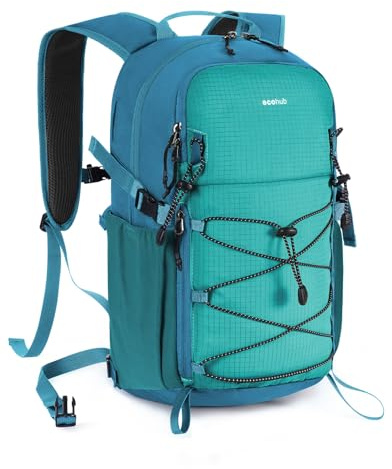 ECOHUB Small Hiking Backpack for Men Women, 20L Lightweight Travel Backpacks Water Resistant Camping Cycling Hiking Daypack