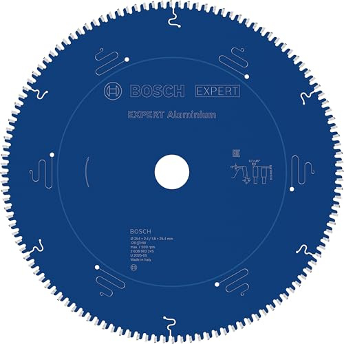 Bosch 1x EXPERT Aluminium Corded-cirkelsågklinga till bordssågar (för Aluminium, Ø mm, Professional Tillbehör Nätdriven bordscirkelsåg)