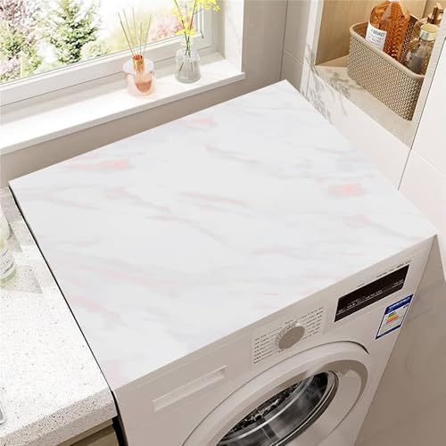 Highdi Marbre Colorées Housse de Protection pour Machine à Laver Top,Coussin de Machine à Laver Antidérapant Housse de Machine à Laver pour Machine à Laver Ou Sèche-Linge (Gris,30x40cm)