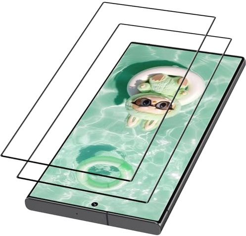 Beukei 2 Stück Schutzfolie für Samsung Galaxy S23 Ultra Panzer schutzglas, panzerfolie, 9H Härte, Anti-Kratzen für Samsung Galaxy S23 Ultra Handyglas