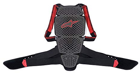 Alpinestars KR-Cell Motorrad-Rückenprotektor (L) grau schwarz rot S-L