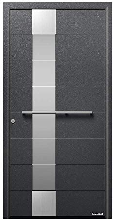 Hörmann Haustür ThermoSafe - anthrazit - BxH: 1000x2100 mm - DIN Links - Motiv 697