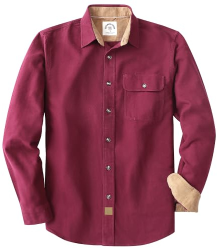Dubinik® 6 oz Chemise Flanelle Homme Douce Rétro Manches Longues À Carreaux Casual Chaude Regular Fit