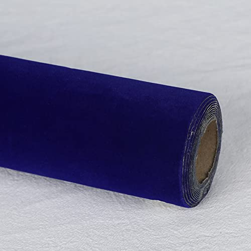 HARICSET Bastelfilz Selbstklebend 148 cm Breit Kinder Vliesstoff Stoff Filzplatten zum Filzuntersetzer Basteln Nähen DIY Patchwork Verkauft von 1m(Size:1.48 * 15m,Color:Königsblau)