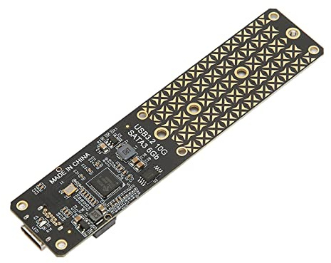 Bewinner NGFF M.2 Bkey auf USB Adapter, NVME auf USB Adapter mit Starker Wärmeableitung, Größe 2230 2242 2260 2280, USB3.1 10G SATA3.0 6G Portable SSD, Plug and Play