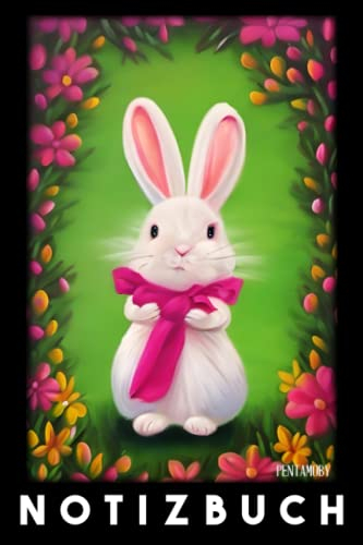 Hase Osterhase Ostern Haustier Osterfest Feiertag - Notizbuch: Notizbuch / Notebook / 6x9 Zoll / 120 ausfüllbare Seiten / Punkteraster