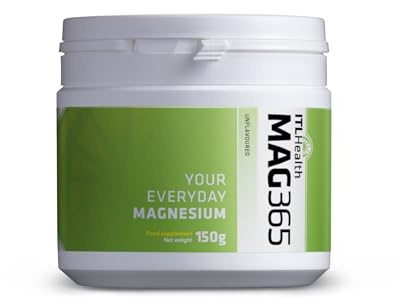 MAG365 Magnesium Citrate Powder - Highly Absorbable Magnesium Supplement - Unflavored 150g