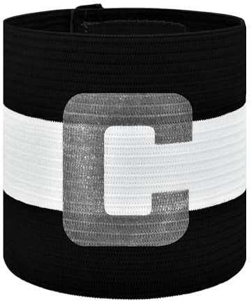 Mezeic Kapitänsbinde Classi C Kapitänsbänder Unisex Kapitäns Armband Jugendliche & Erwachsene Kapitänsbinde Fussball Elastisch Einstellbare Sport Armbinde