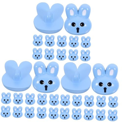 VILLCASE 36stücke Bunny Modellierknöpfe Aus Harz Für Kleidung Bunte Dekorationsknöpfe Für Kinderjacken Und Oberteile Für Bastelprojekte