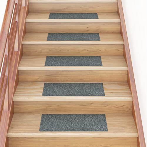 ShGaxin Selbstklebende Treppenmatten 15 STK Stufenmatten, Treppenteppich, Treppenstufen Matten, Treppenschutz, Stufenteppich, Treppenstufenmatten, Rechteckig 60x25 cm Grün