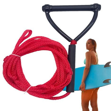 Vllold Wasserskiseil | Skiseile für Wassersport | Hochfestes Zubehör 7,3 m für Wakeboard Boot Abschleppen Anfänger Skifahrer Schneemobil-Erholung