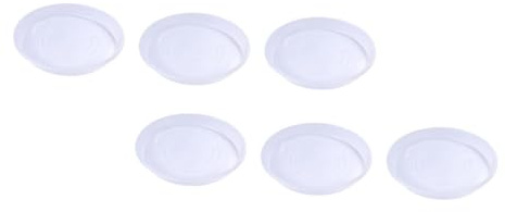 Toyvian 6pezzi Vassoio per Vasi da in Plastica Base per Vasi Rotonda Vassoio per Piante Cactus e Piccole Piante Adatto Ufficio e