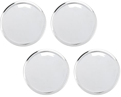 MENDUNER Tapa del Cubo Central RAD, Fácil de Instalar Center de Neumáticos de la Rueda de Identificación de 48 Mm OD de 48 Mm Que Cubre los Autos Deportivos para SUV (Electrochapado)