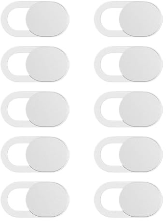 Copertura per webcam – 10 coperture per fotocamera, protezione per la privacy della webcam, protezione ultra sottile per bloccare la fotocamera, protezione di sicurezza dei dispositivi mobili per