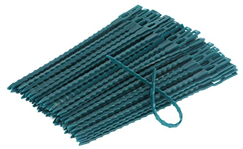 KINGLAKE Adjustable Plant Ties 200 Pcs 17 cm,Flexible Plant Cable Ties Plastic Garden Ties Plant Support Tree Shrut Vine