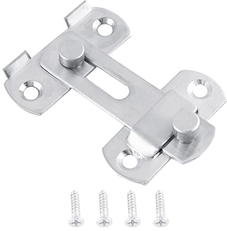 Hasp Loquet Verrou de Porte en Acier Inoxydable Coulissante Cadenas Verrou Pour meubles/fenêtre Accessoires De Salle De Montage