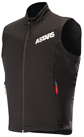 Alpinestars Chaleco unisex para adultos Session Race negro y rojo 2X (Multi, talla única)