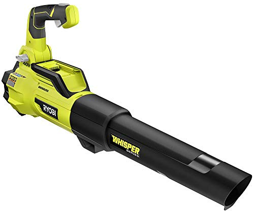 RYOBI 40 V Bare Tool – Ventilateur à Jet sans Fil Lithium-ION sans Fil à Vitesse Variable 125 km/h 550 CFM, souffleur de Feuilles GEN4 (Outil Uniquement)