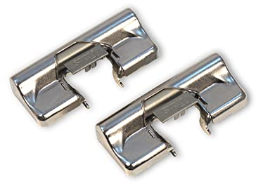 2 amortiguadores de bisagras, sistema de clip, amortiguador de puerta para cintas de ollas de metal, piezas de muebles