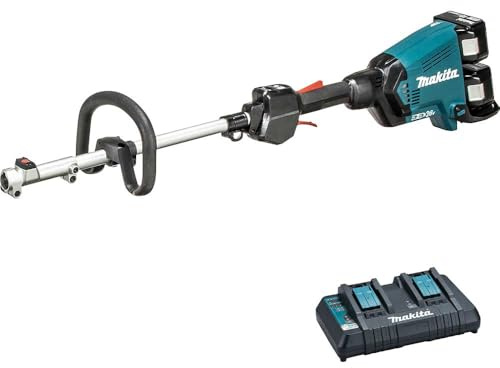 Makita DUX60PG2 Twin 18V (36V) Li-ion LXT Tête d'alimentation multifonction sans balais fournie avec 2 batteries 6,0 Ah et chargeur double port