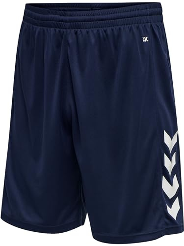 hummel Core XK Poly Sport Shorts Herren - Sporthose Kurz - Kurze Hose für Gym & Training mit Verstellbarem Kordelzug im Hosenbund - Normale Passform - Atmungsaktiv & Schnelltrocknend