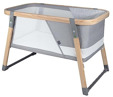 Boppy Portable Baby Bassinet, Lightweight Fold-Flat Travel Bed, Mesh Sides