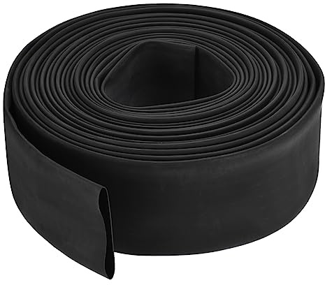 sourcing map Schrumpfschlauch Ø 15,4mm, Schrumpfschläuche 9,2M, 3:1 Schrumpfschlauch mit Kleber Schwarz Isolierband Wasserdicht Heat Shrink Tube Kabelrohr
