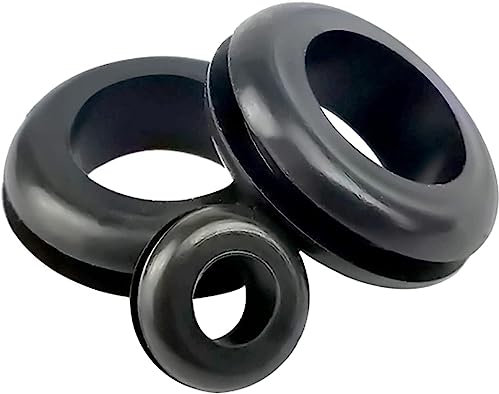 Rubber Seal Hole Plugs, Drill Hole Cover Caps, Rubber Seal Hole Plugs,10pcs Rubber Grommet 10/12mm Blanking Hole Wiring Cable Gasket Rubber Seal Assortment Set for Protects Wire Cable Hardware Tools (