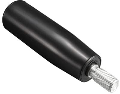 TA-VIGOR M10 x 80mm Male Thread Revolving Handwheel Knob, Thread Screw Knob with Plastic Bakelite Revolving Handle Grip for Industry Lathe Milling Machine