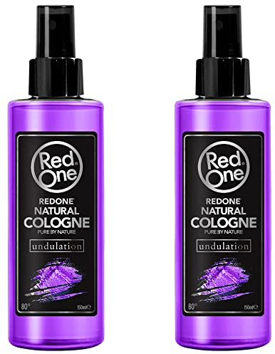 RedOne Colonia para después del afeitado Natural Barber – Undulation 2 x 150 ml | Fragancia de larga duración | Producto de cuidado premium | 2 unidades