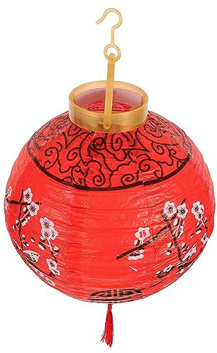 Abaodam Runde Papierlaterne Im Chinesischen Stil Faltbare Hängende Laternen Für Party Und Festdeko Geeignet Für Haus Garten Und Büro