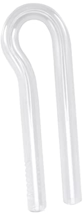 FOMIYES R-förmiges Wassereinlass Und Auslassrohr Aus Glas 17cm Korrosionsbeständig Transparente Hydrodynamik Für Aquarien Wasseraufbereitung Und Wasserzulauf Für Wasserpflanzen