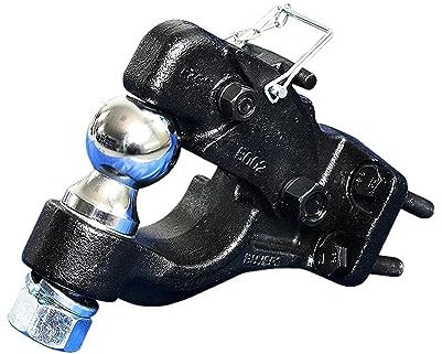Attelage de remorque Crochet D'attelage De Remorquage Combiné Et Boule De 2 /50 Mm Avec Une Capacité De 8 Tonnes, Remorquage D'attelage De Remorque, Pièces De Remorque Pour SUV/camion/voiture(With 50