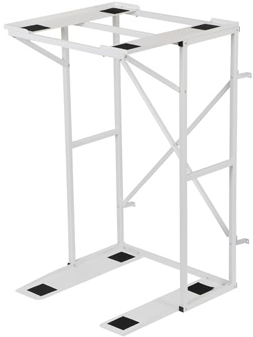 Talustool Universal Washer Dryer Stacking Rack Stand Heavy-Duty Carbon Steel, Premium Washer Dryer Stand Compatible with Most Brands and Models