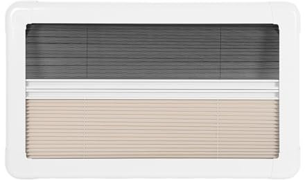 KIMISS Stores et Moustiquaires Intérieurs pour Fenêtres de Camping-Car | Protection 28x12 Pouces pour Camping-Car, Fourgonnette, Camping-Car