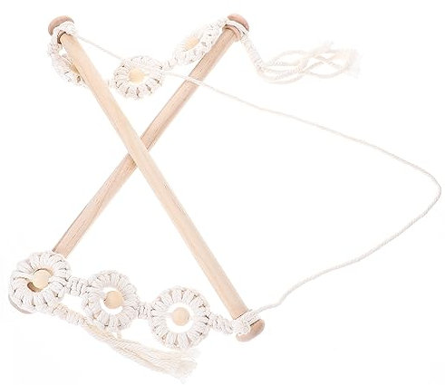 CHILDWEET Macrame Haarspangen-organizer Für Wandmontage Eleganter Aufbewahrungshalter Für Haarschmuck Und Haarclips Abnehmbar Lagig Für Und Mädchen