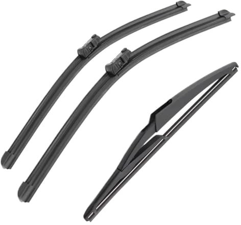 For Fiat 500 312 2007-2017 24+14+11 Car Front Rear Wiper Blades Windshield Window Cutter Wiper Replacement Blade