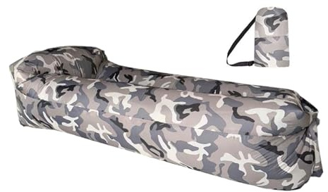 shpuuyy Aufblasbares Sofa – Luftsofas für Camping – Faltbare wasserdichte Möbel Bequeme Liege zum Sitzen Schlafen Reisen Film draußen