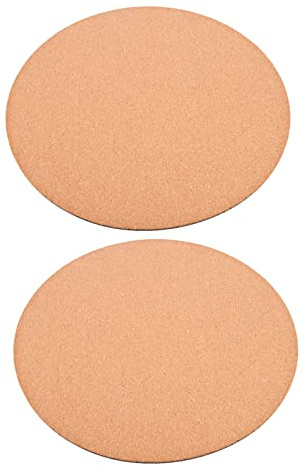 TOYANDONA 2 Pièces sous Plat Liège pour Pots de Fleurs Lot de Protection pour Meubles Intérieur et Extérieur pour Balcon Jardin et Patio