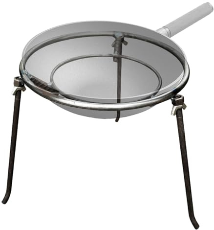 Campeggio Treppiede – Grill Tripla Pieghevole Portatile Treppiede Per Campeggio Escursionismo Forniture di Cottura