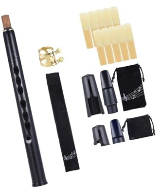 Saxophone Für Anfänger Und Erwachsene Mini Pocket Bb Saxophon ABS Mit Alto Mundstück 10 Blätter Tragetasche Holzblasinstrument
