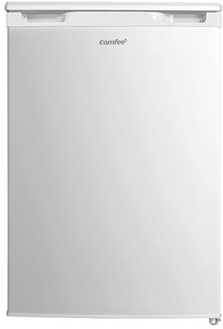 Comfee RCD113WH3EU(E) Réfrigérateur 1 Porte avec Tiroir - Combiné Compact 113L, Frigo blanc, Inverter 35dB, Congélateur 4 Étoiles, Parfait pour Studio, Chambre ou Bureau [Classe énergétique D]